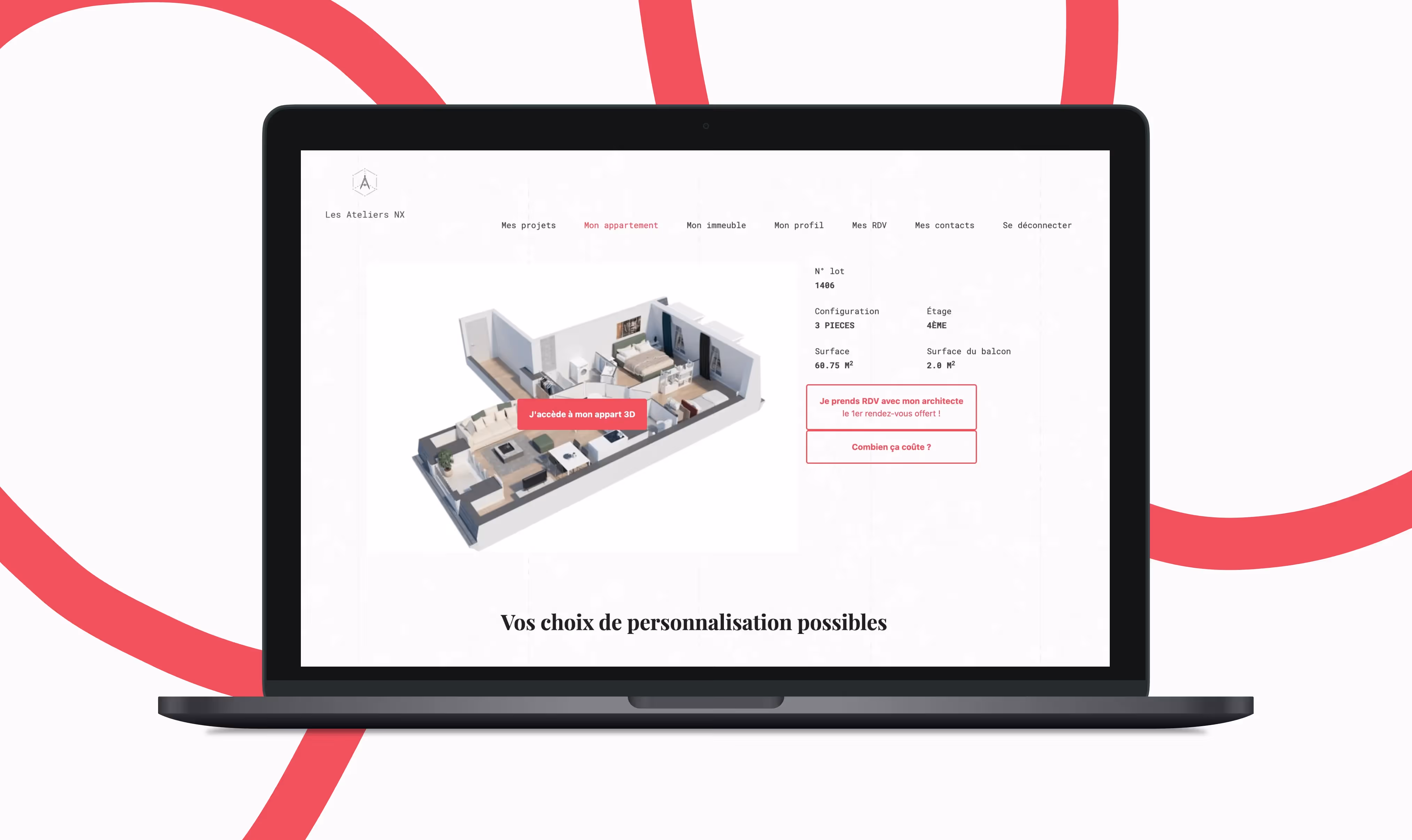 Nexity platform interface