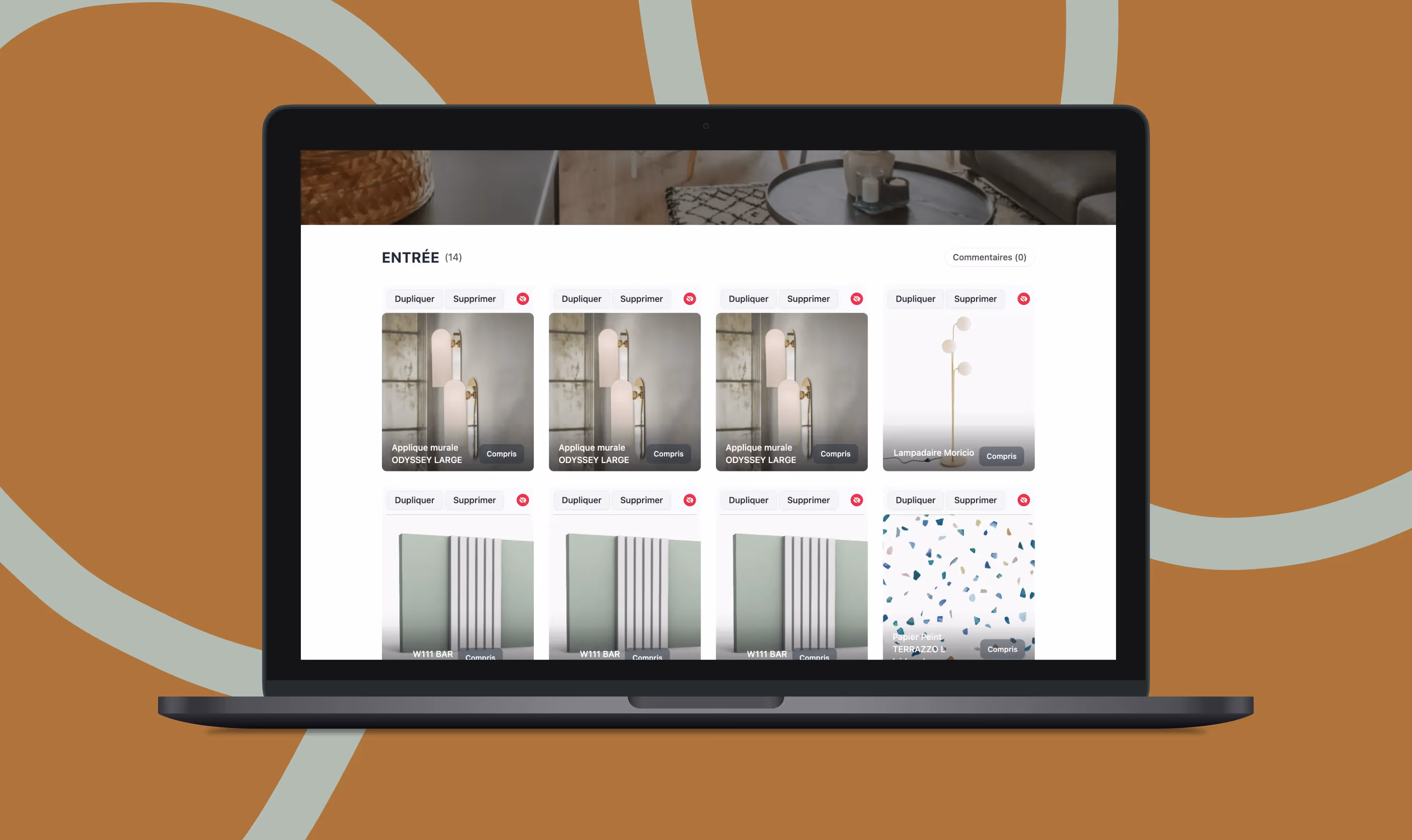 Nexity project workspace screens