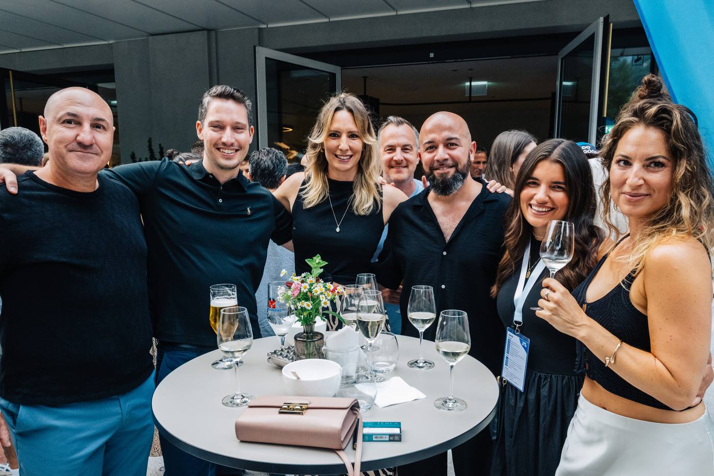 SMG team members at the company party at the Kempinski