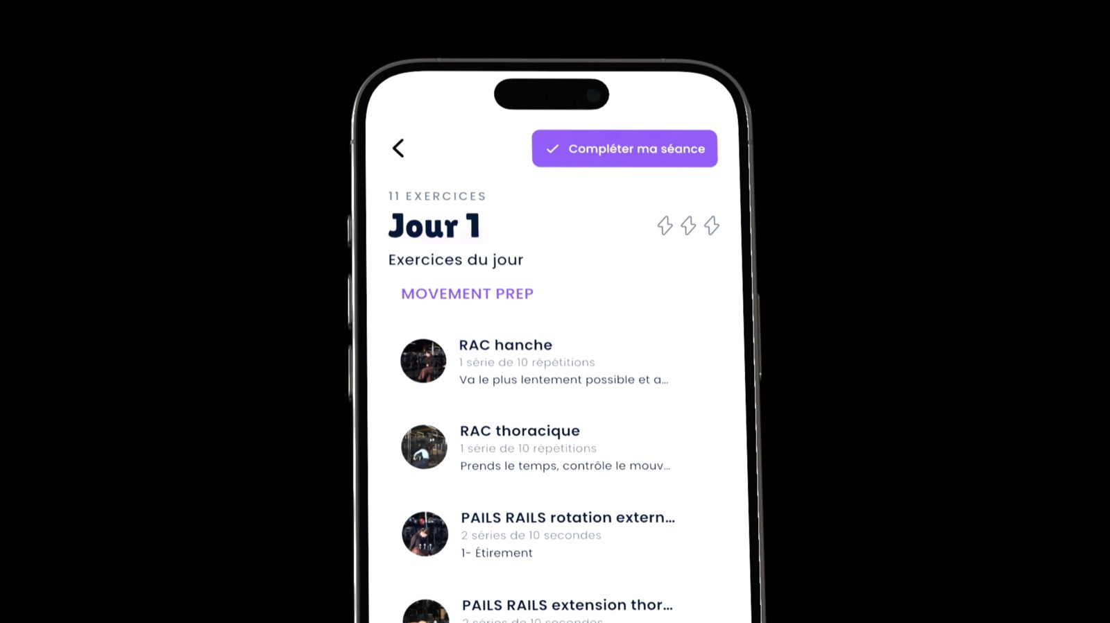 Maxx App screens